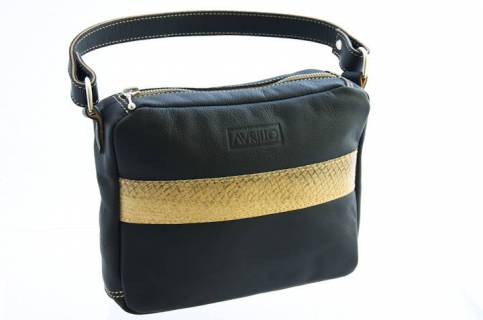 Avrillo Handtasche Domino Klassik Kastanie